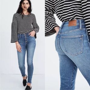 NWT Madewell | High rise 10” skinny jeans style K2468